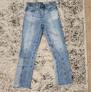 AG DENIM Phoebe Vintage High-waisted Tapered Leg Jeans Womens Size 24
